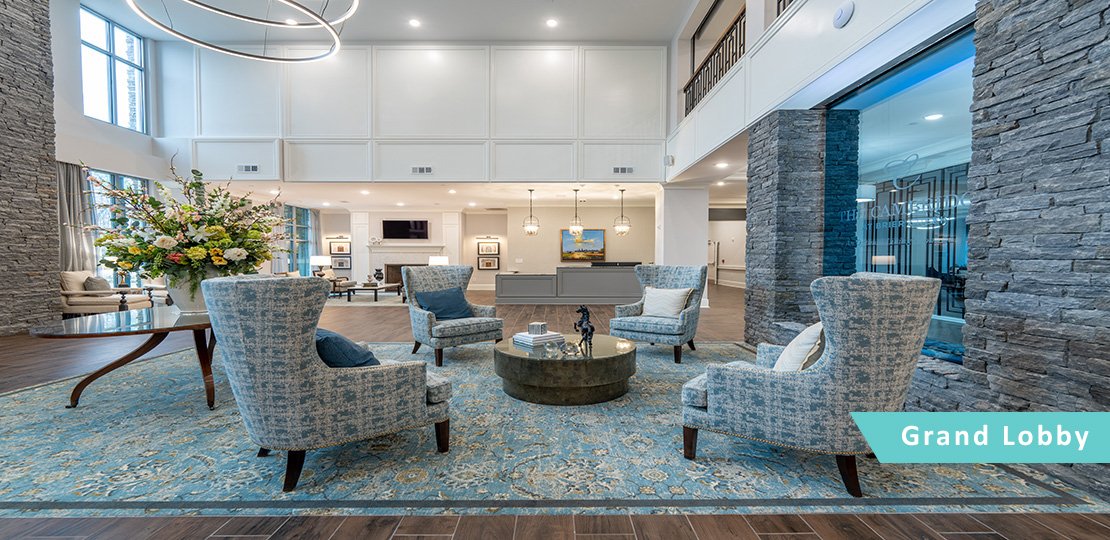 Grand lobby in Raleigh, NC